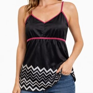 Shiny Chevron blouse